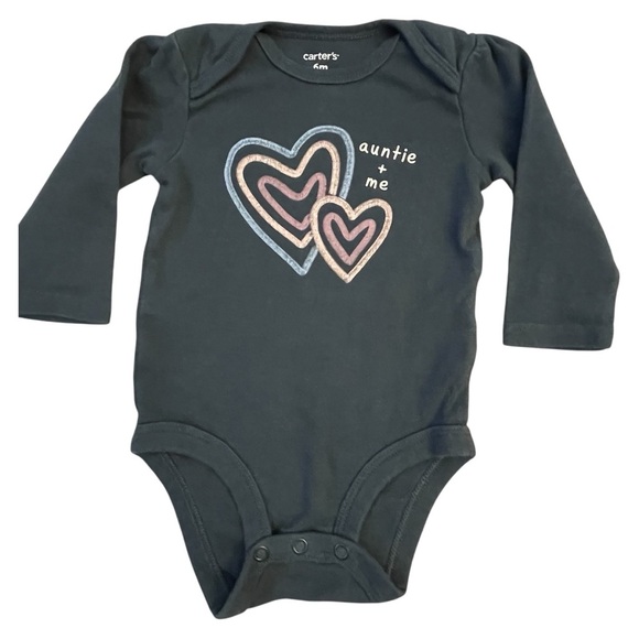 Bundle of 6 Long Sleeve Carter’s Onesies (size 6 months) - Picture 3 of 7